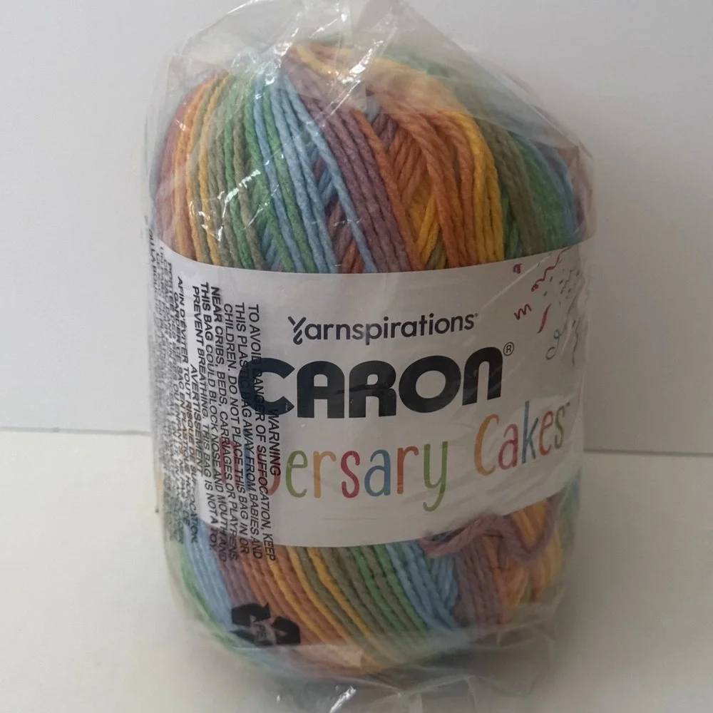 Yarnspirations Caron Anniversary Cakes Yarn Tropical‎ Breeze Limited Ed. 35.3oz